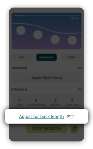 Adjust for Back Length highlight