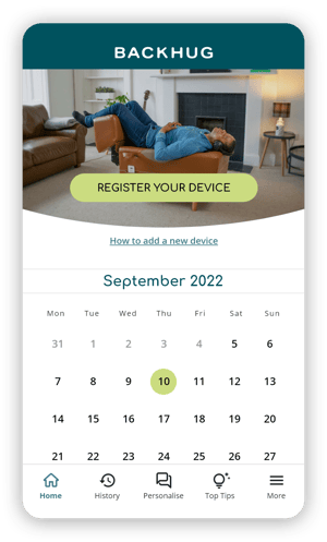 App Home - Register Your Device
